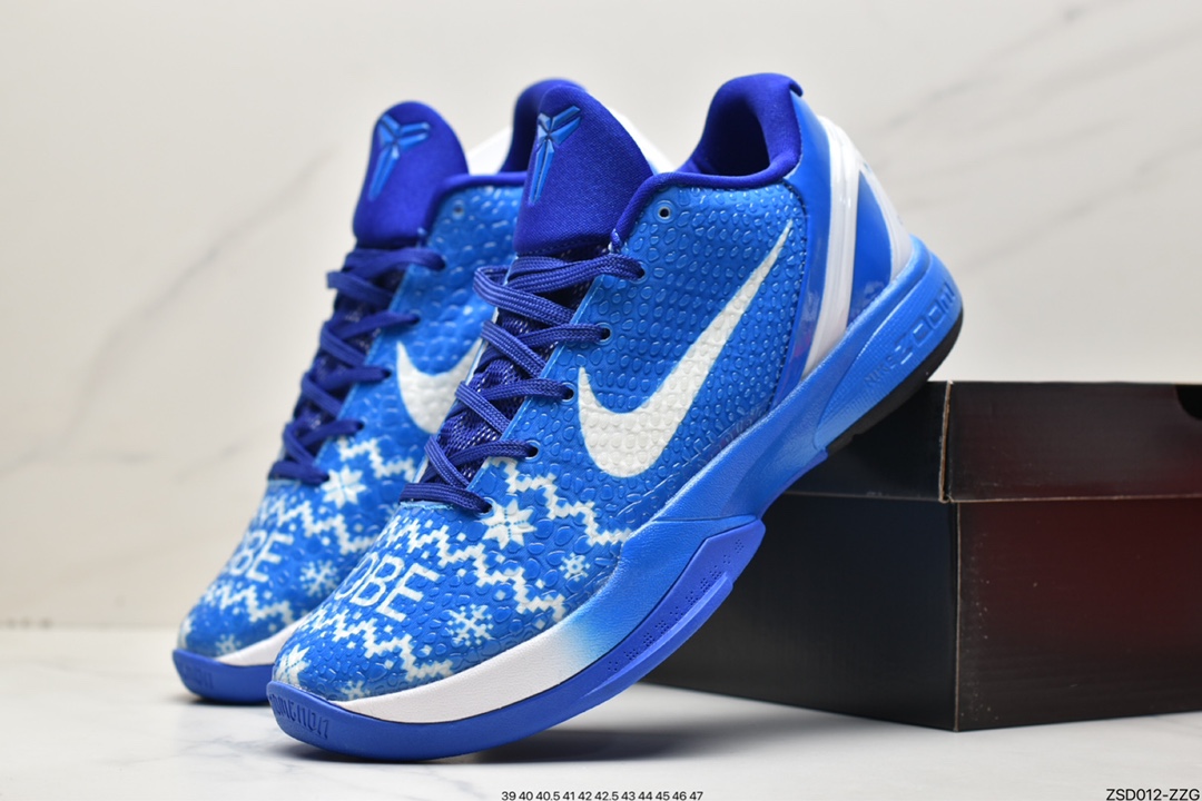 320 Nike Kobe 6 Protro 耐克 科比6代 低帮 白蓝 CW2190-111