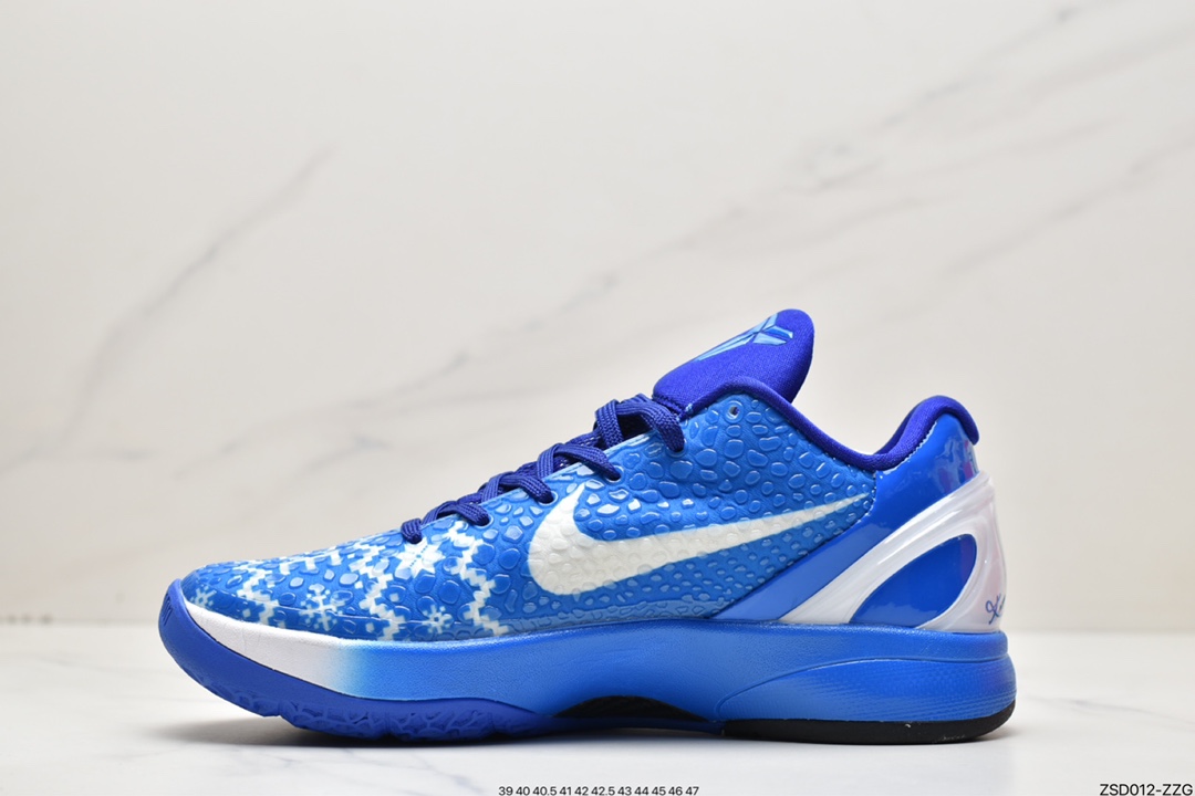 320 Nike Kobe 6 Protro 耐克 科比6代 低帮 白蓝 CW2190-111