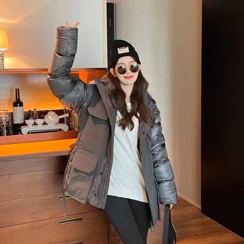 Guangzhou high-end Canada Goose Expedition parka, 2023 new style. Black and dark gray in sizes XS-XL. White in XS, S, M.-Big cat