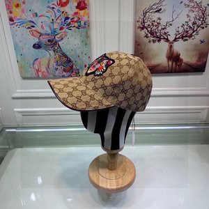 Gucci Hats Baseball Cap Embroidery Canvas Cowhide Fashion