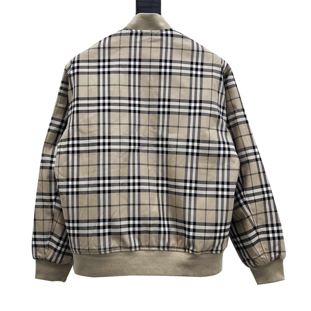 Burberry/巴宝莉 22FW 限量版经典格型双面穿棉服外套