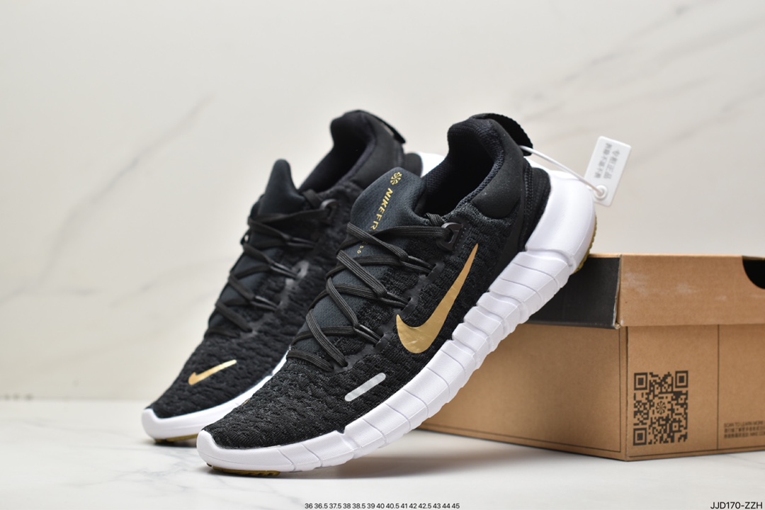 130 耐克Nike Free RN Flyknit 2018 赤足5.0二代轻跑鞋CZ1891-300