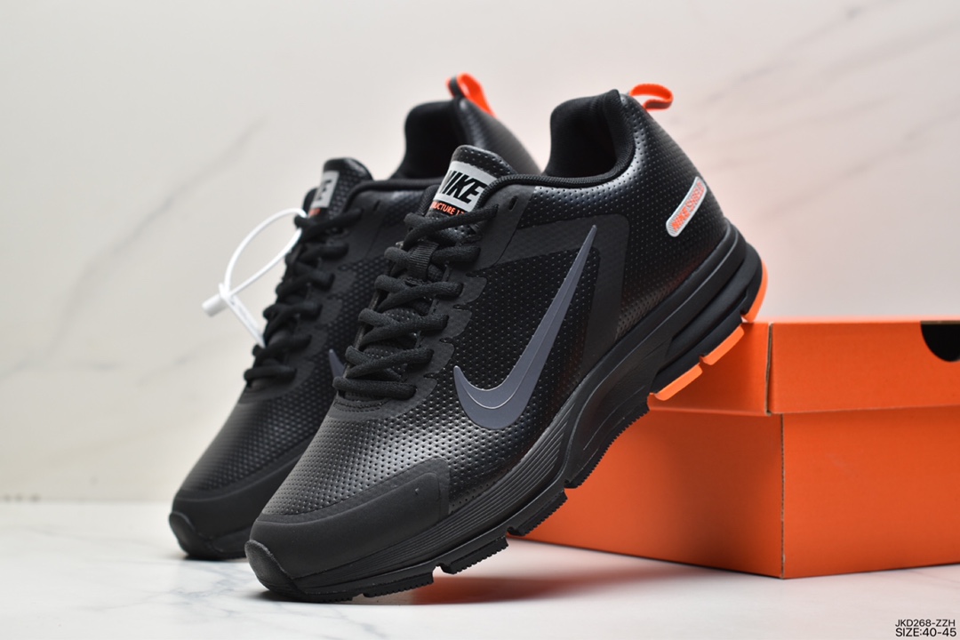160 耐克NIKE ZOOM STRUCTURE +17轻质皮面透气休闲运动跑步鞋615588-011