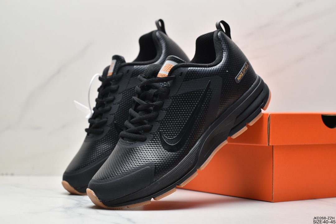 160 耐克NIKE ZOOM STRUCTURE +17轻质皮面透气休闲运动跑步鞋615588-011
