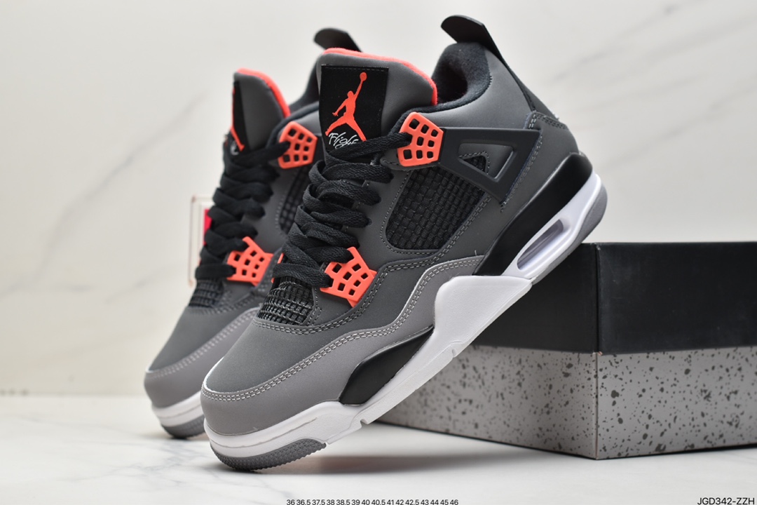 180 耐克Nike Wmns Air Jordan 4 Retro”Canyon Purple”AJ4代中帮皮鞋面CT8527-112