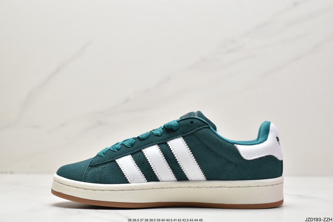 140 阿迪达斯Adidas Originals Campus 00s 学院系列面包风经典复古低帮百搭休闲运动板鞋“翻毛HR1467