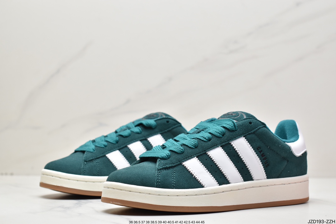 140 阿迪达斯Adidas Originals Campus 00s 学院系列面包风经典复古低帮百搭休闲运动板鞋“翻毛HR1467