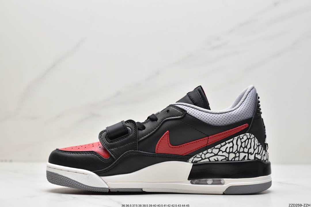 250 Air Jordan Legacy 三合一312 ”爆裂黑红””头层皮” CD7069-006