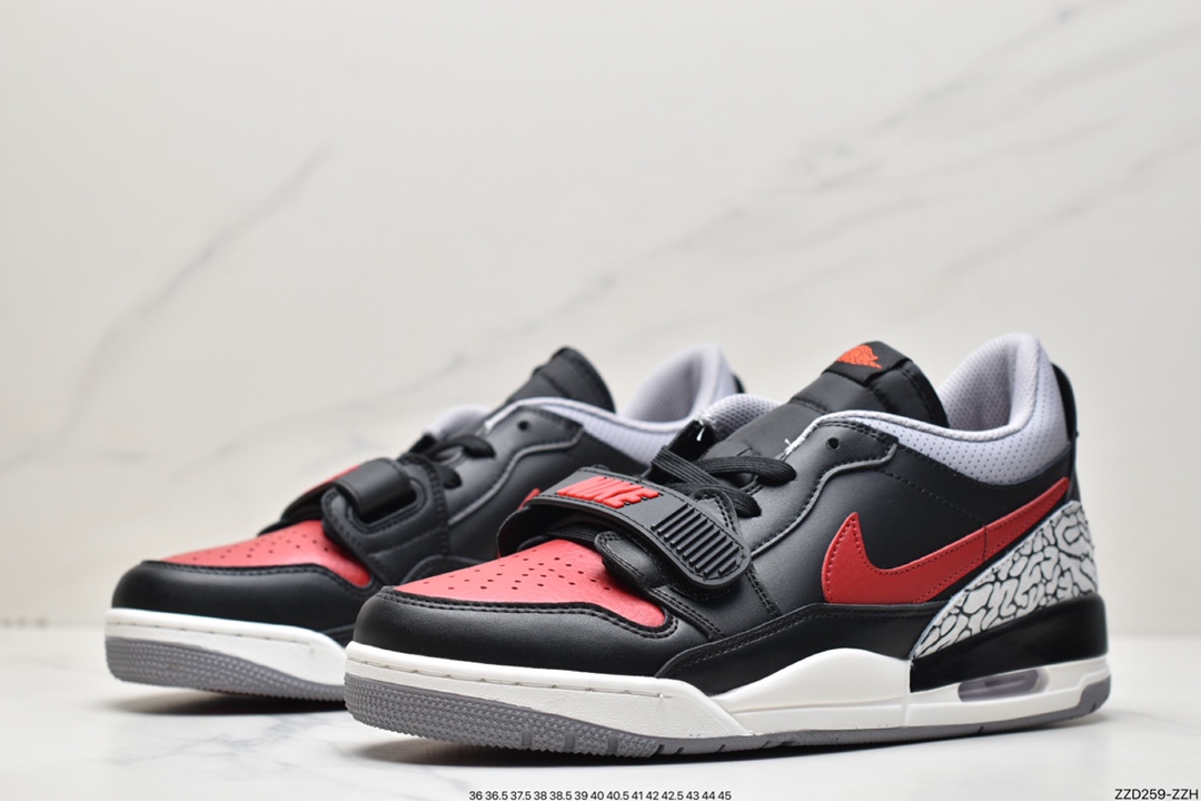 250 Air Jordan Legacy 三合一312 ”爆裂黑红””头层皮” CD7069-006