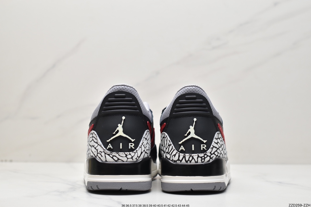 250 Air Jordan Legacy 三合一312 ”爆裂黑红””头层皮” CD7069-006