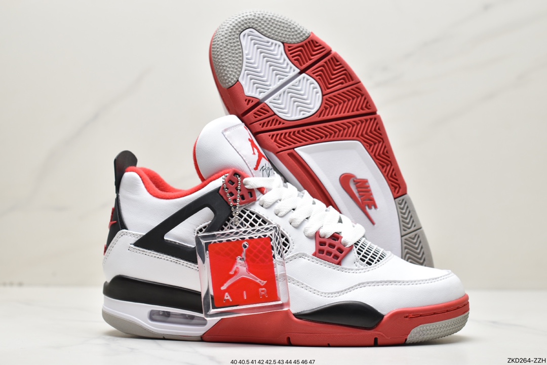 270 Nike Air Jordan 4 Retro OG”Fire Red”迈克尔·乔丹AJ4代中帮CT8527-700