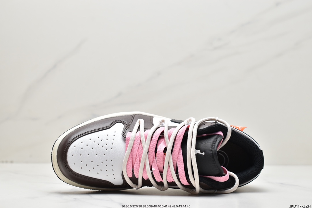160 Nike Air Jordan 1 Low”Beige/Brown/Black” 米黄深棕黑绑绳DH9765-850