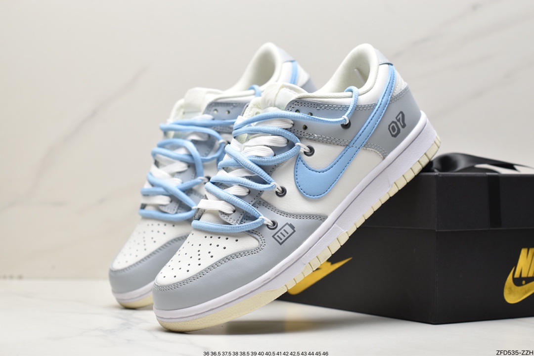 280 耐克Nike SB Dunk Low”Chicago”绑绳扣篮系列低帮休闲运动滑板板鞋DJ6188-100