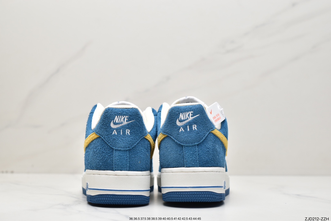 240 NK Air Force 1 空军一号BQ8988-103 麂皮蓝黄