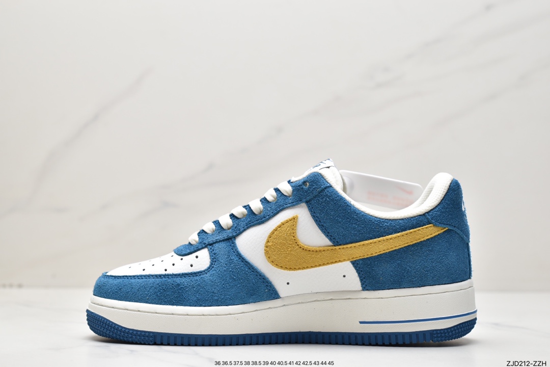 240 NK Air Force 1 空军一号BQ8988-103 麂皮蓝黄