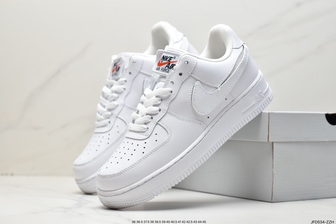 170 耐克Nike Air Force'1 AF1多彩换勾魔术贴空军一号 休闲板鞋AH8462-102