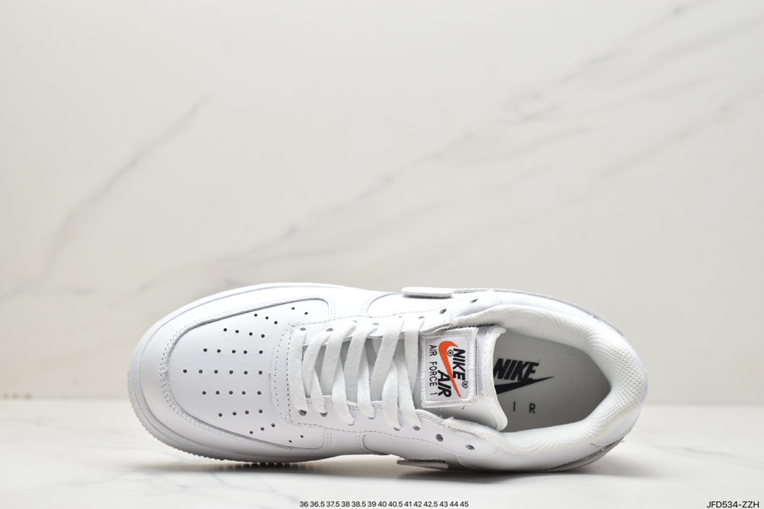 170 耐克Nike Air Force'1 AF1多彩换勾魔术贴空军一号 休闲板鞋AH8462-102