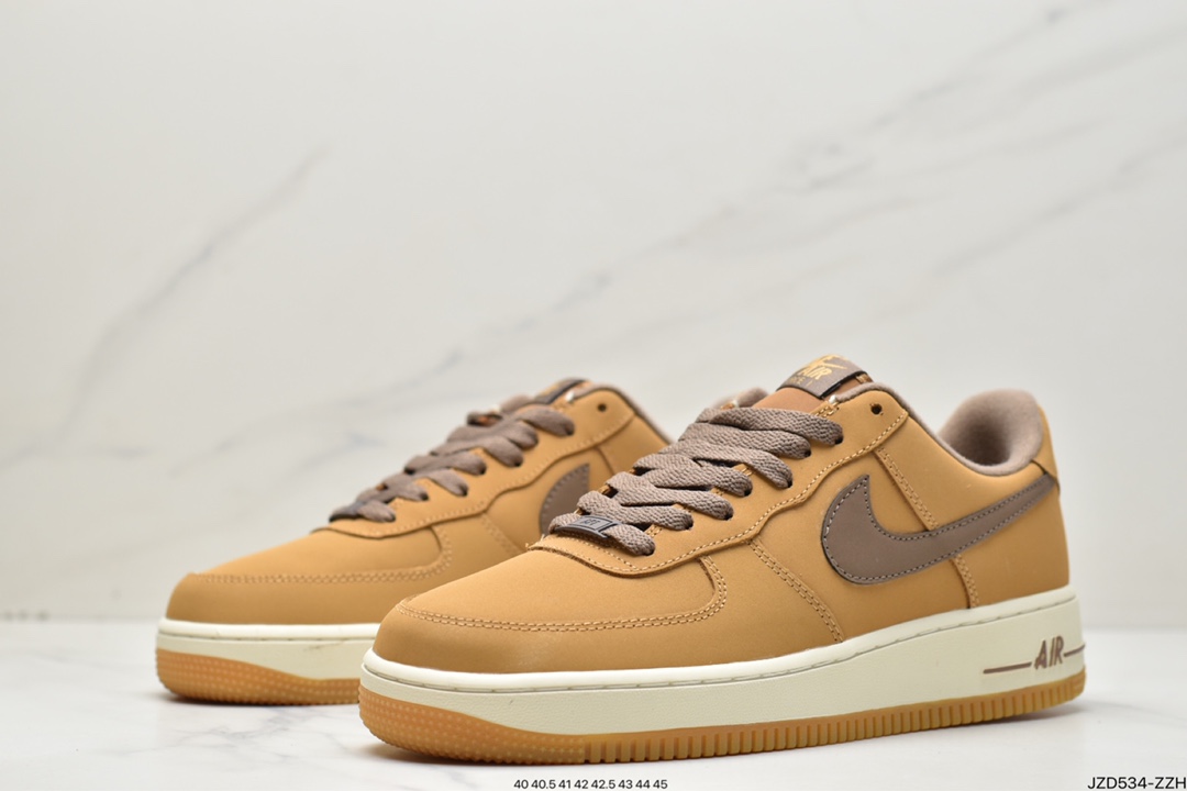 140 Nike Air Force 1 Low Waterproof Wheat 棕黄 309652-721