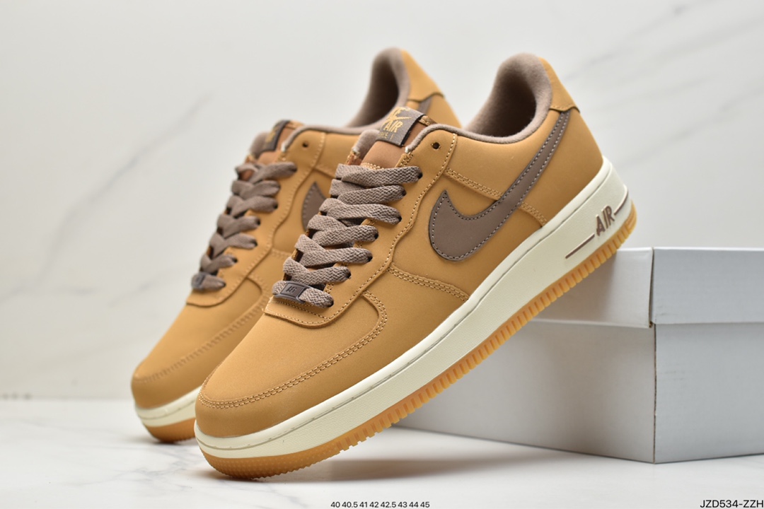 140 Nike Air Force 1 Low Waterproof Wheat 棕黄 309652-721