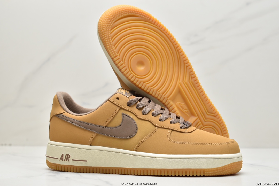 140 Nike Air Force 1 Low Waterproof Wheat 棕黄 309652-721