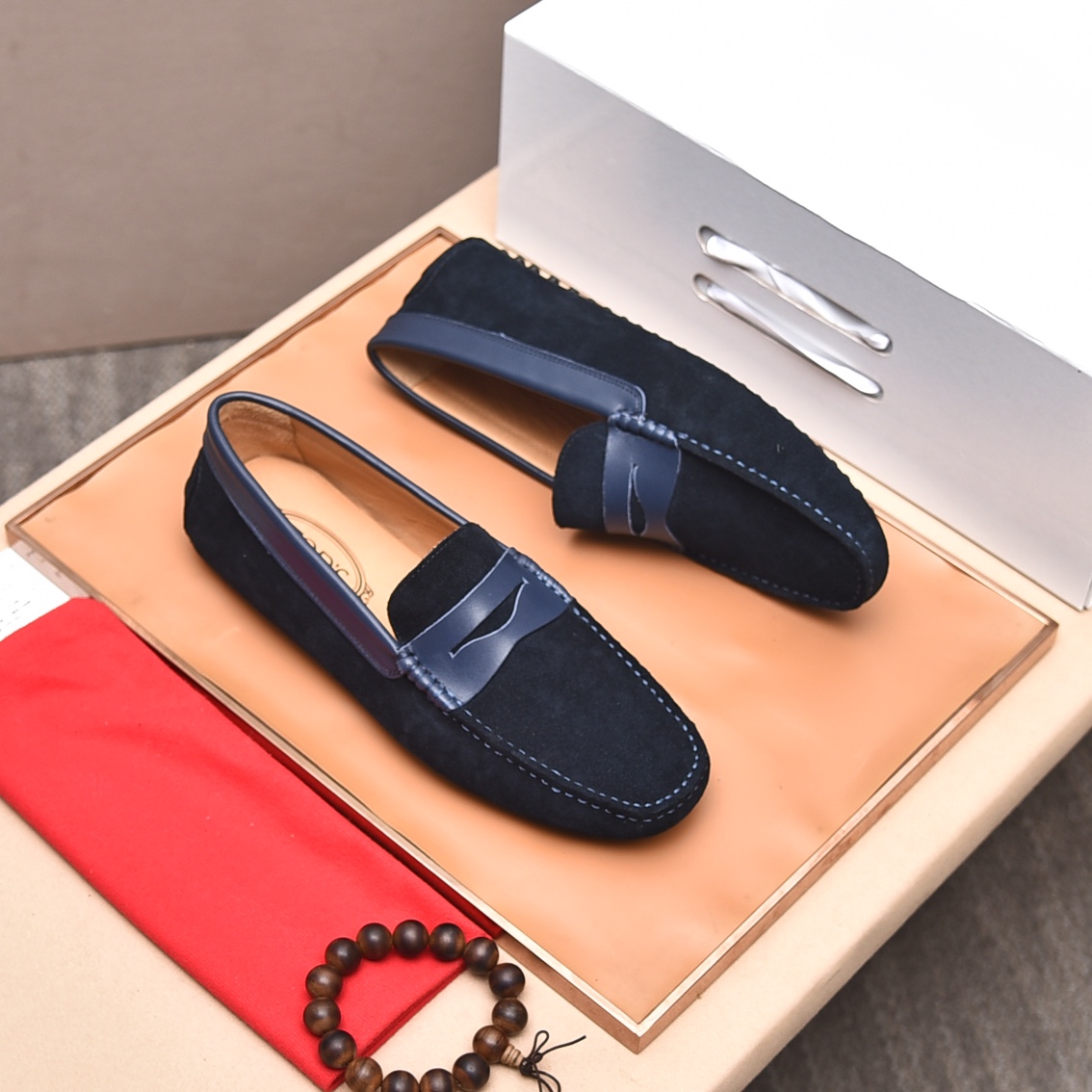 precio de fábrica [Tods] de los hombres de soja zapatos Contador sincronizado nuevo de alta calidad 