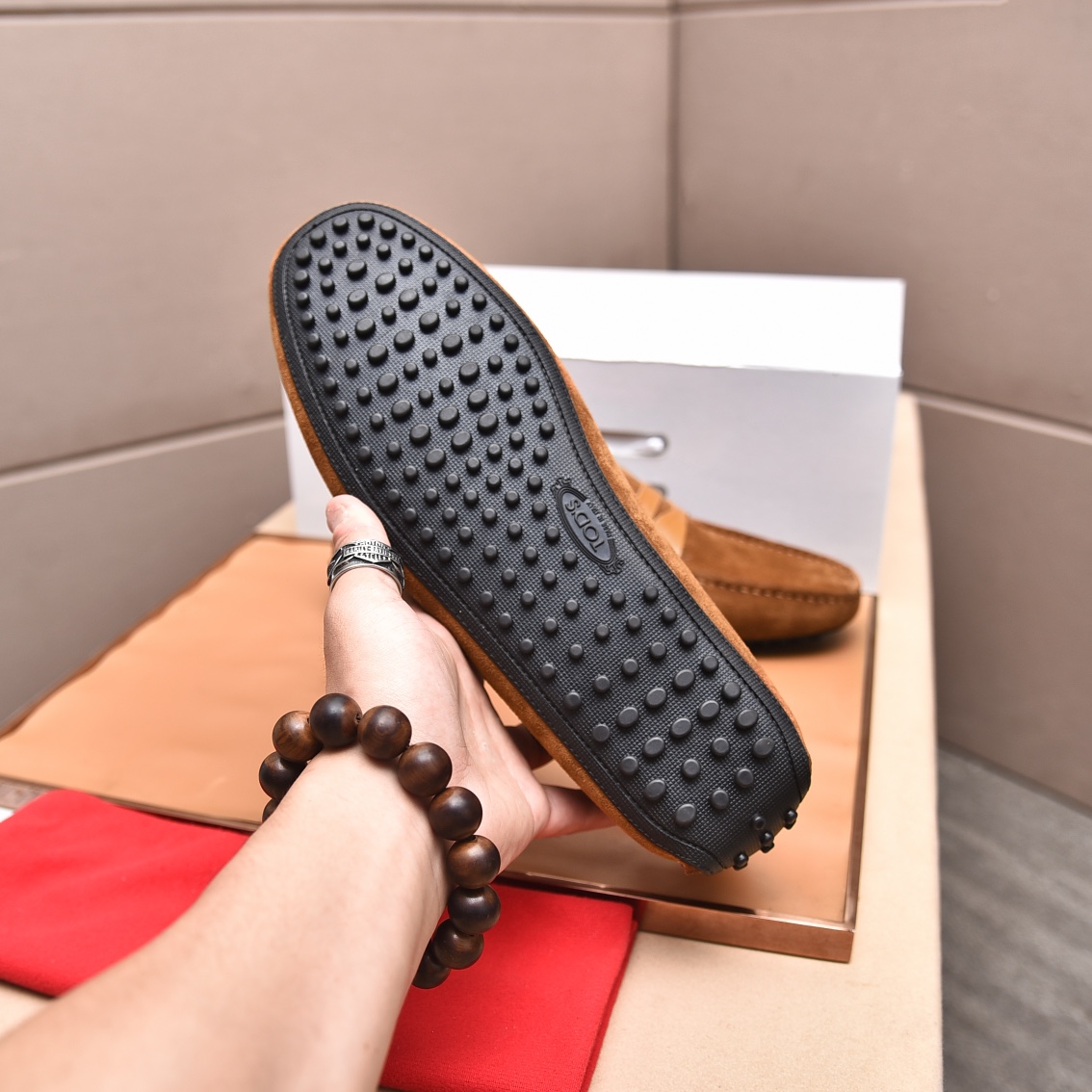 precio de fábrica [Tods] de los hombres de soja zapatos Contador sincronizado nuevo de alta calidad 