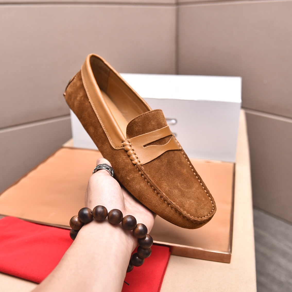 precio de fábrica [Tods] de los hombres de soja zapatos Contador sincronizado nuevo de alta calidad 