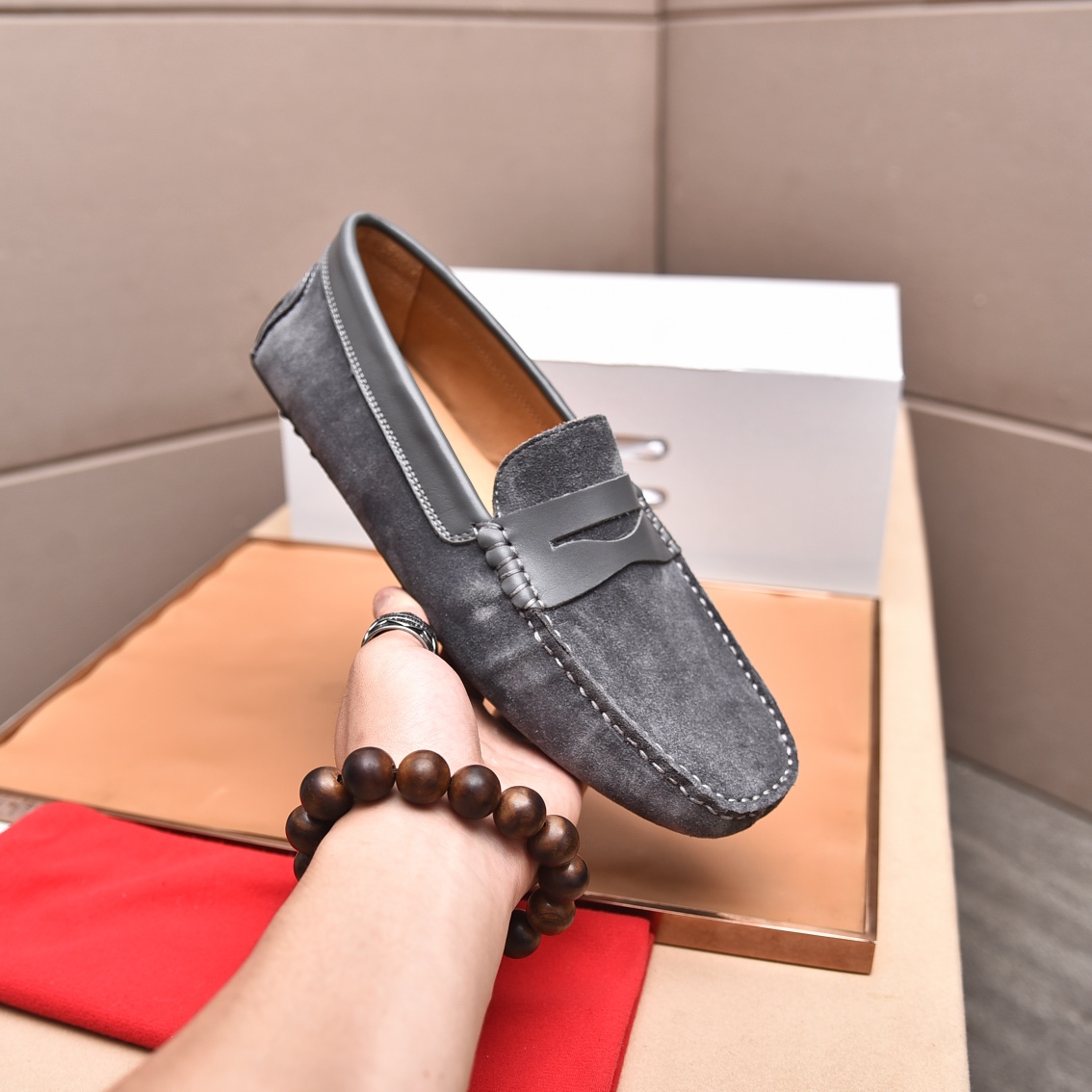 precio de fábrica [Tods] de los hombres de soja zapatos Contador sincronizado nuevo de alta calidad 