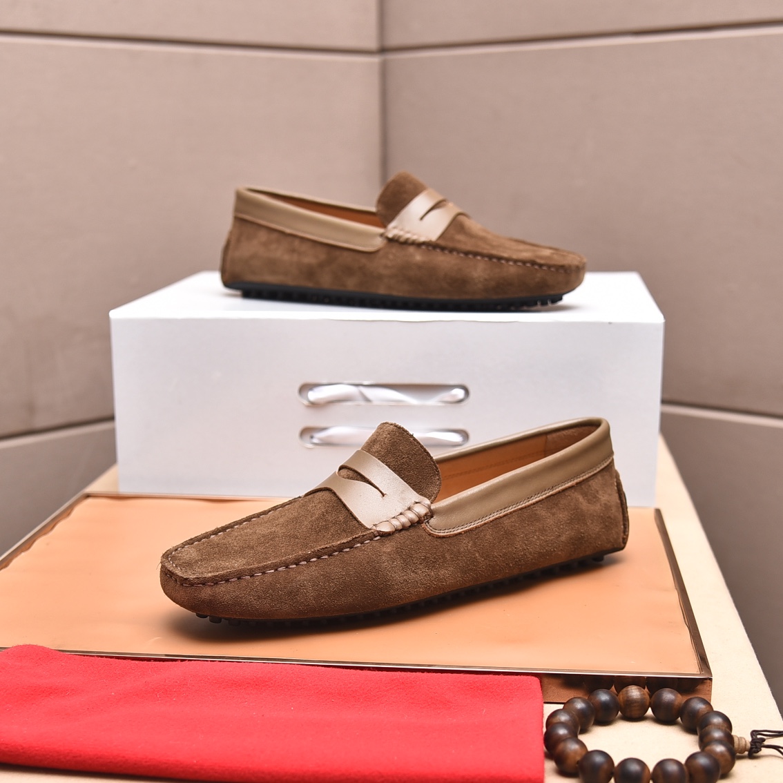 precio de fábrica [Tods] de los hombres de soja zapatos Contador sincronizado nuevo de alta calidad 