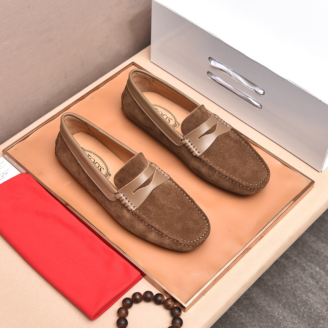 precio de fábrica [Tods] de los hombres de soja zapatos Contador sincronizado nuevo de alta calidad 