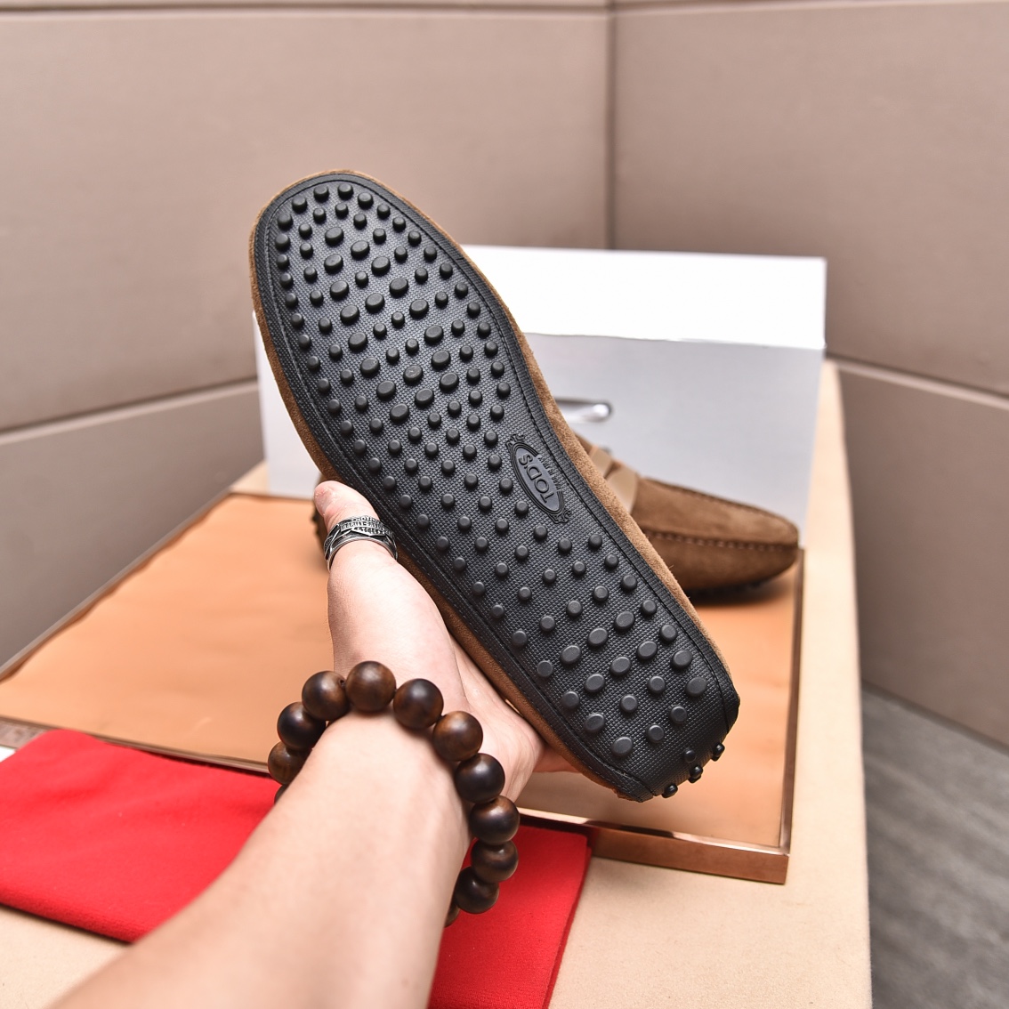 precio de fábrica [Tods] de los hombres de soja zapatos Contador sincronizado nuevo de alta calidad 