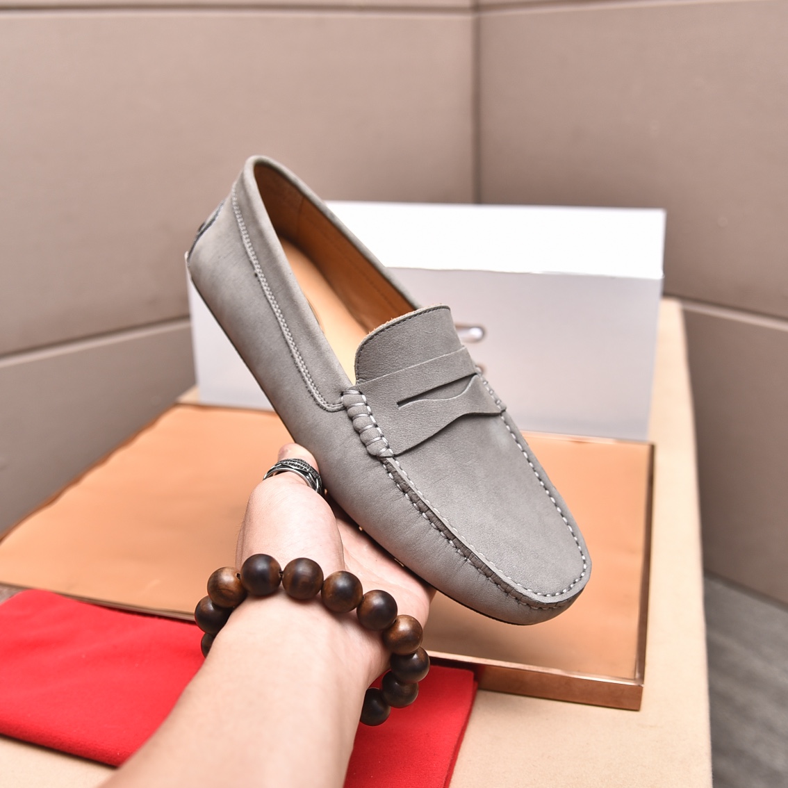 precio de fábrica [Tods] de los hombres de soja zapatos Contador sincronizado nuevo de alta calidad 