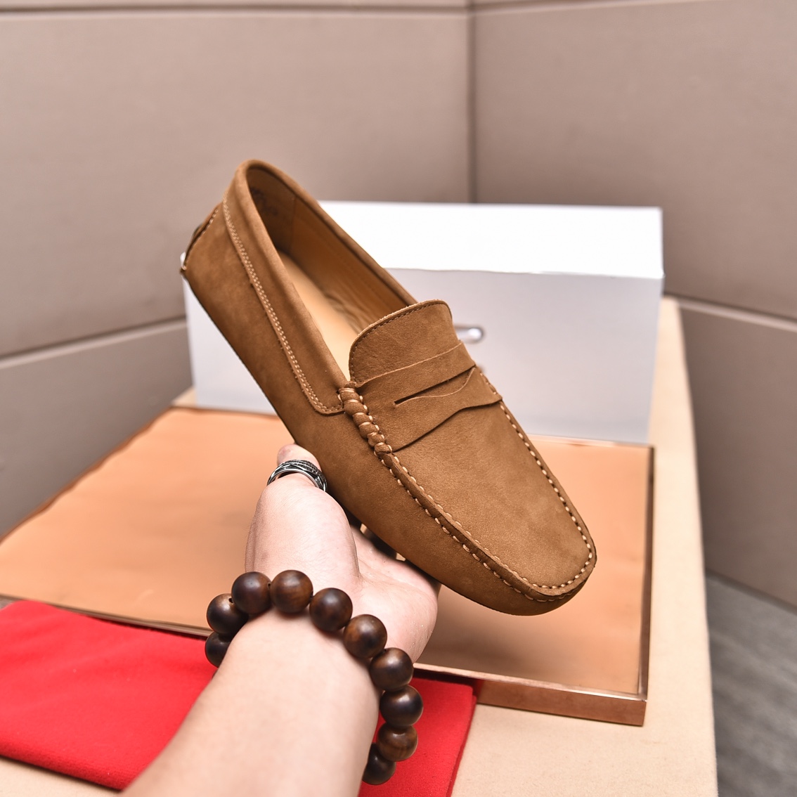 precio de fábrica [Tods] de los hombres de soja zapatos Contador sincronizado nuevo de alta calidad 