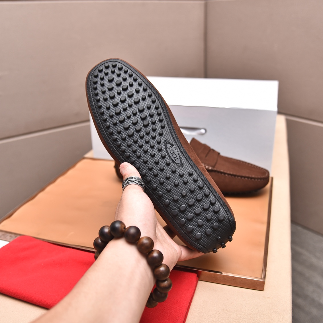 precio de fábrica [Tods] de los hombres de soja zapatos Contador sincronizado nuevo de alta calidad 
