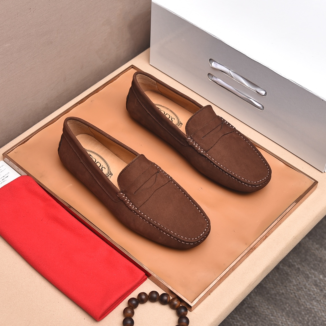 precio de fábrica [Tods] de los hombres de soja zapatos Contador sincronizado nuevo de alta calidad 