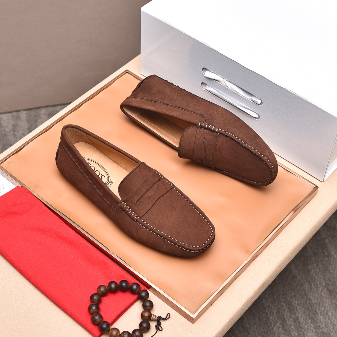precio de fábrica [Tods] de los hombres de soja zapatos Contador sincronizado nuevo de alta calidad 