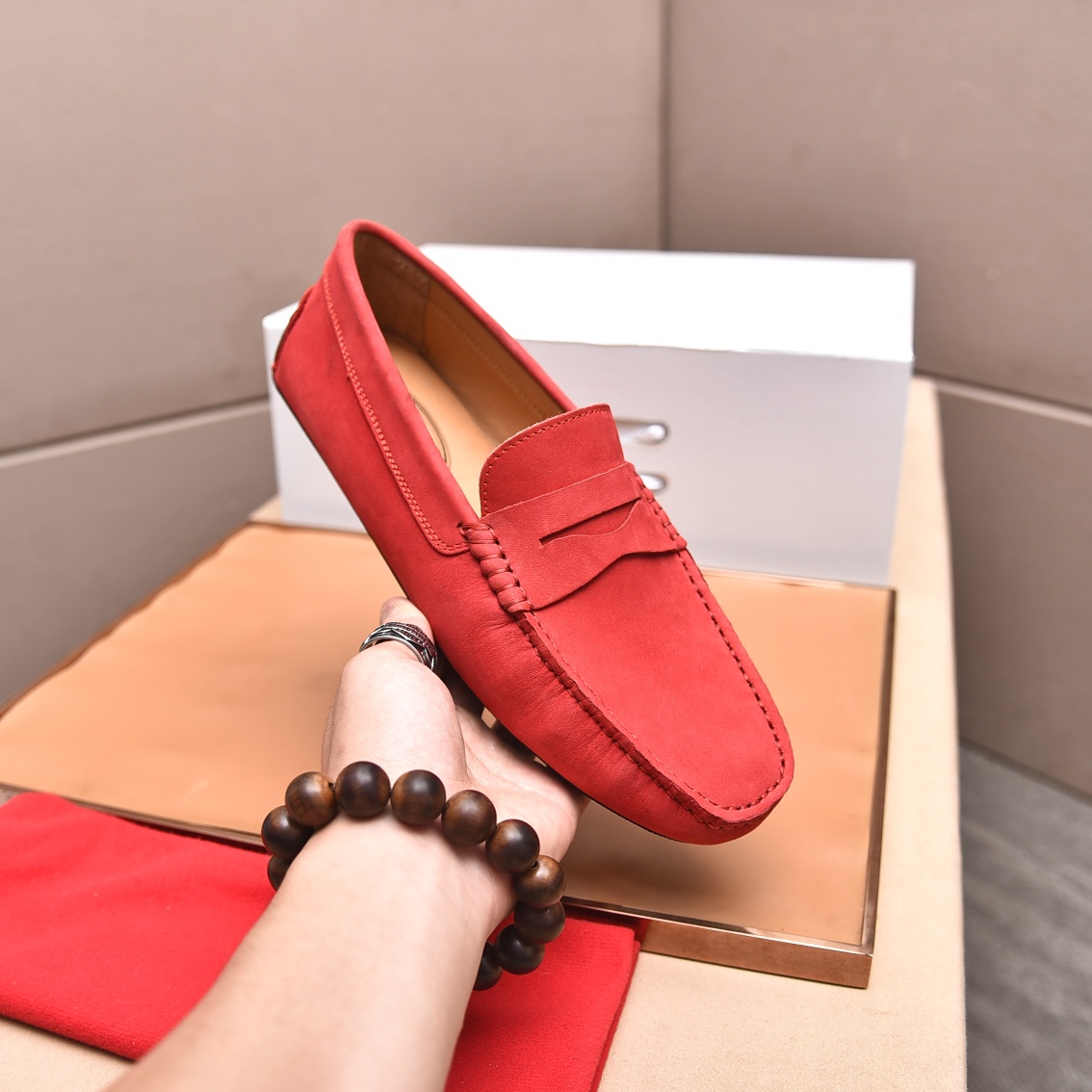 precio de fábrica [Tods] de los hombres de soja zapatos Contador sincronizado nuevo de alta calidad 