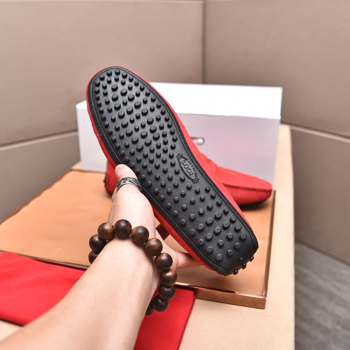 precio de fábrica [Tods] de los hombres de soja zapatos Contador sincronizado nuevo de alta calidad 