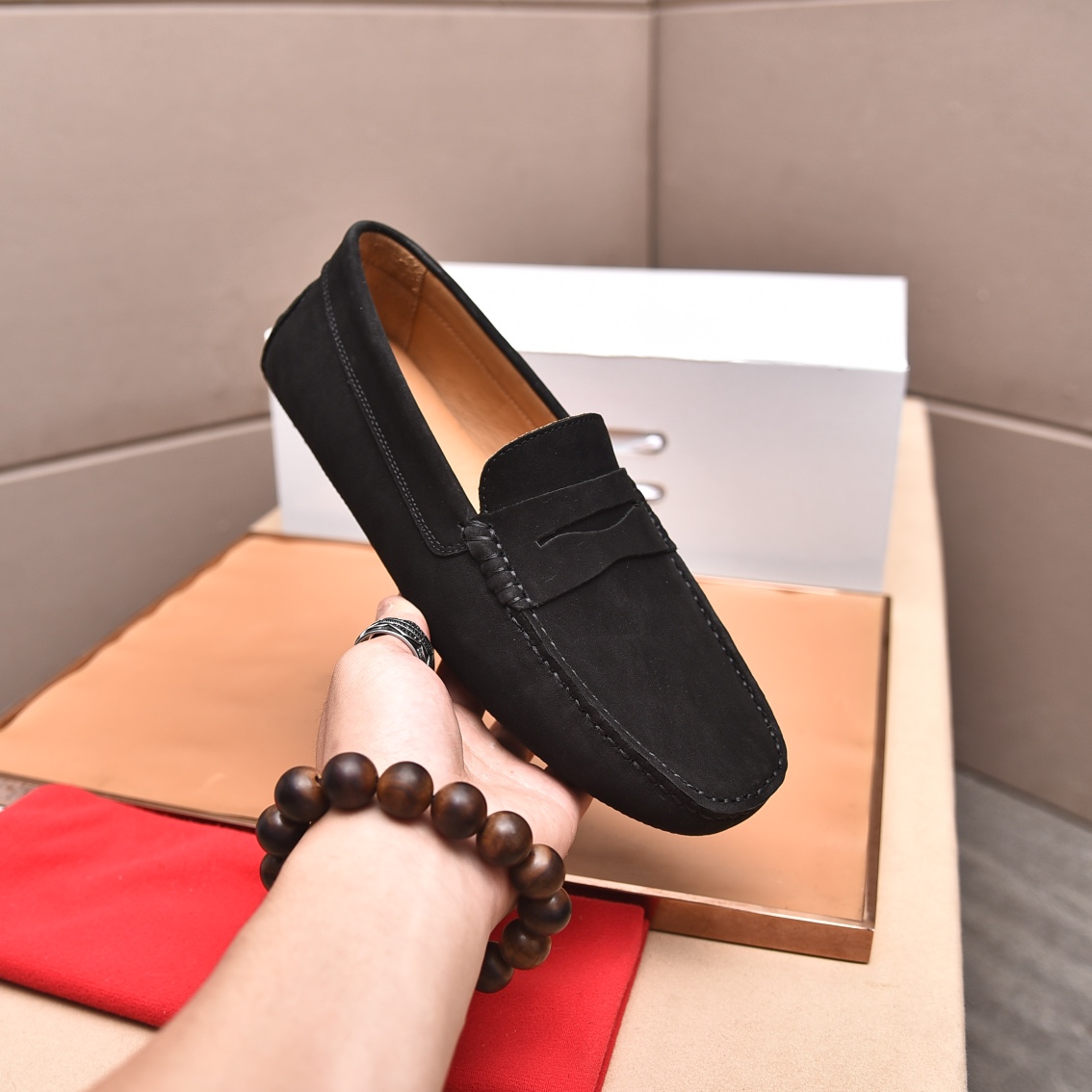 precio de fábrica [Tods] de los hombres de soja zapatos Contador sincronizado nuevo de alta calidad 