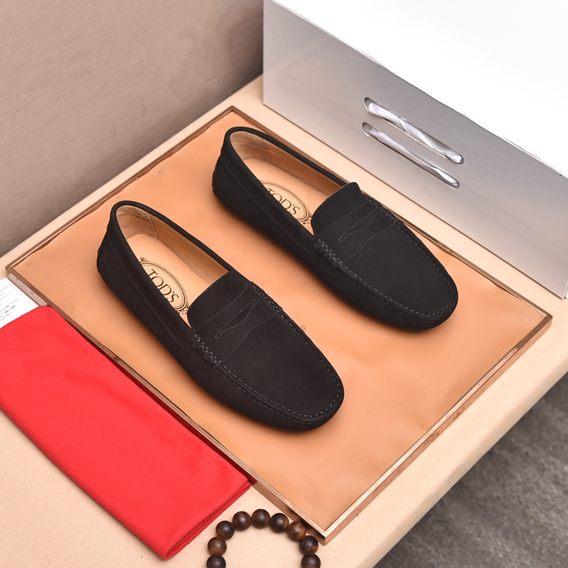 precio de fábrica [Tods] de los hombres de soja zapatos Contador sincronizado nuevo de alta calidad 