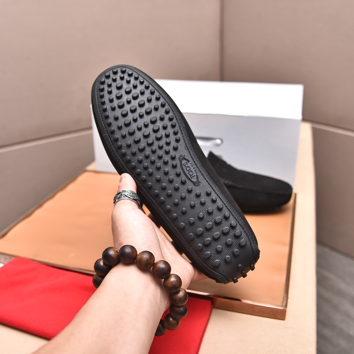 precio de fábrica [Tods] de los hombres de soja zapatos Contador sincronizado nuevo de alta calidad 
