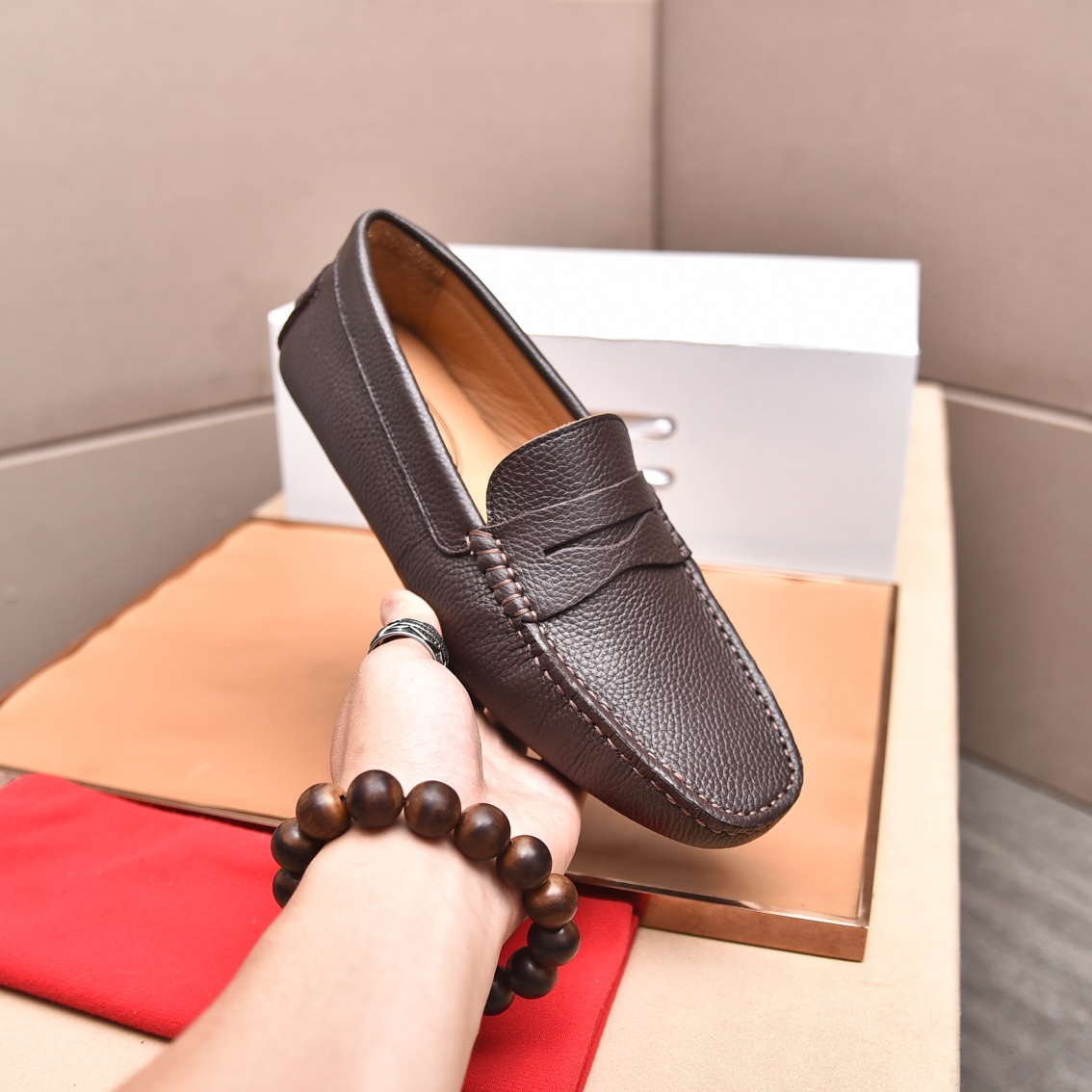 Precio de fábrica 【Tods】 zapatos de soja de los hombres Contador sincronizado nuevo Calidad de gama 