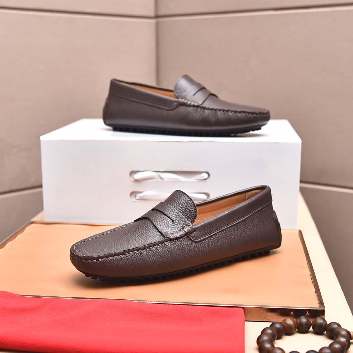 Precio de fábrica 【Tods】 zapatos de soja de los hombres Contador sincronizado nuevo Calidad de gama 