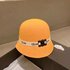 Celine Hats Bucket Hat Straw Hat Black White Yellow Wool Fall/Winter Collection Fashion