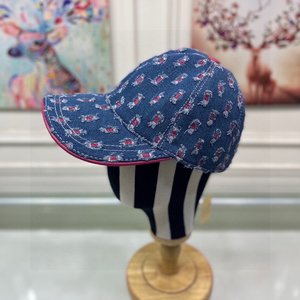 Louis Vuitton Hats Baseball Cap Cowhide Denim