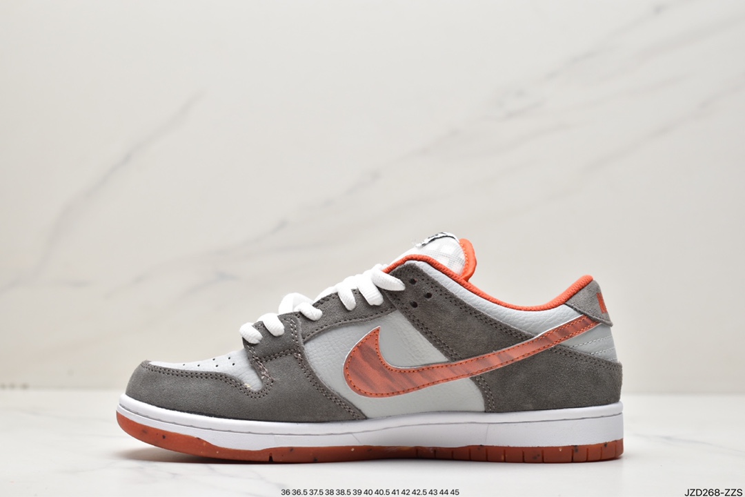 140 耐克Nike SB Dunk Low Pro 白棕橙复古低帮休闲运动滑板板鞋DH7782-001