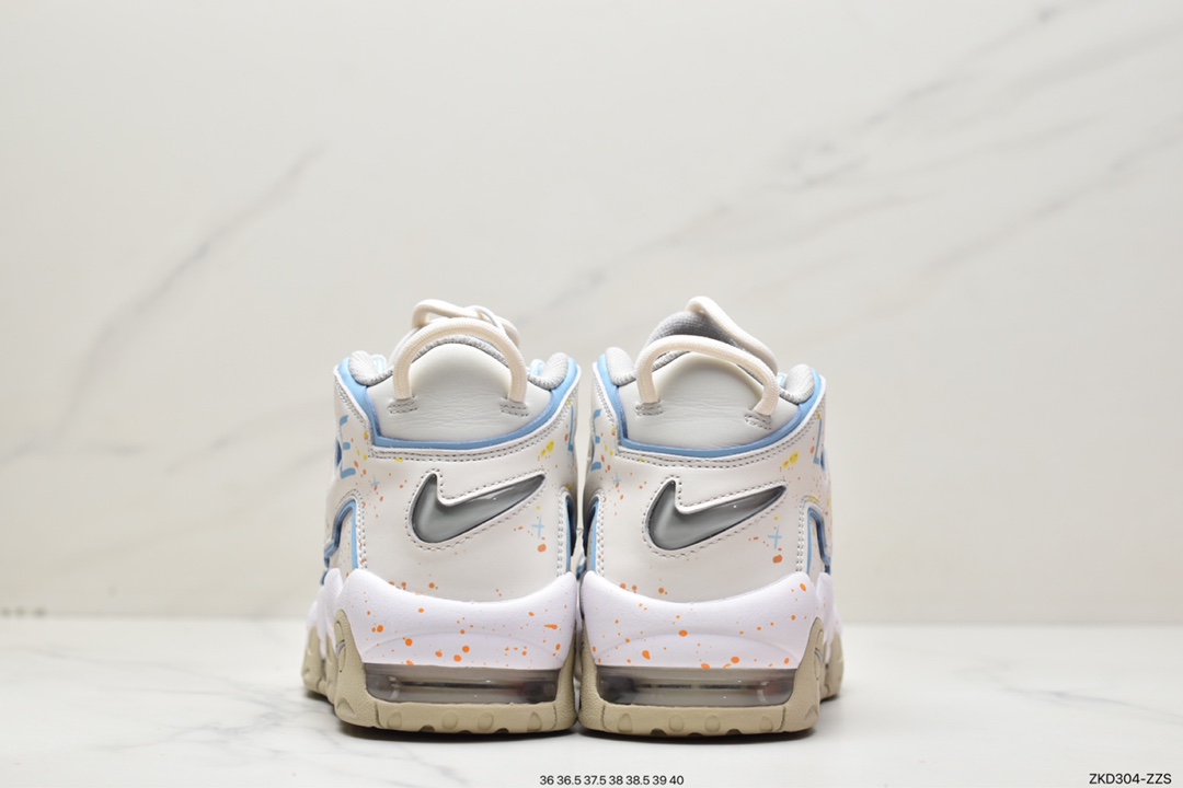 270 耐克 Nike Air More Uptempo 皮蓬大AIR 奶白DM1023-001
