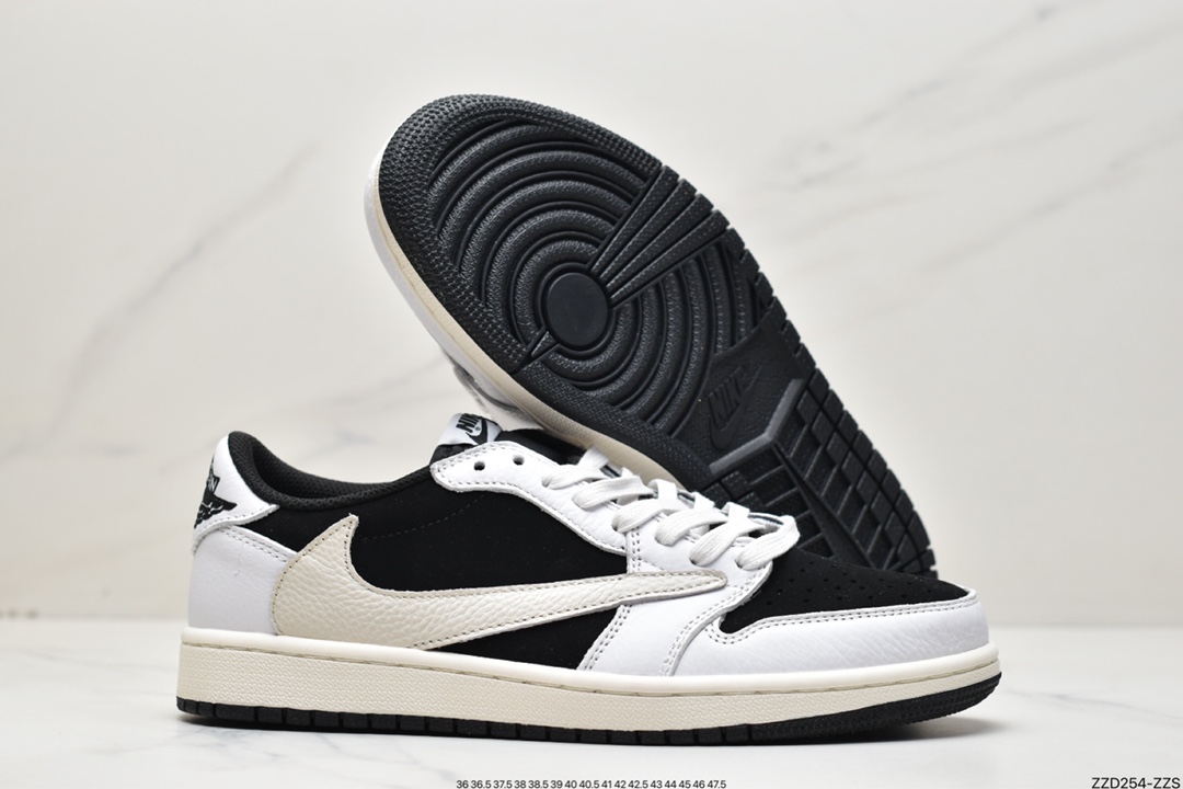 250 Air Jordan 1 Low OG 熊猫黑白倒勾 低帮 乔1 反向脚趾 DM7866-180