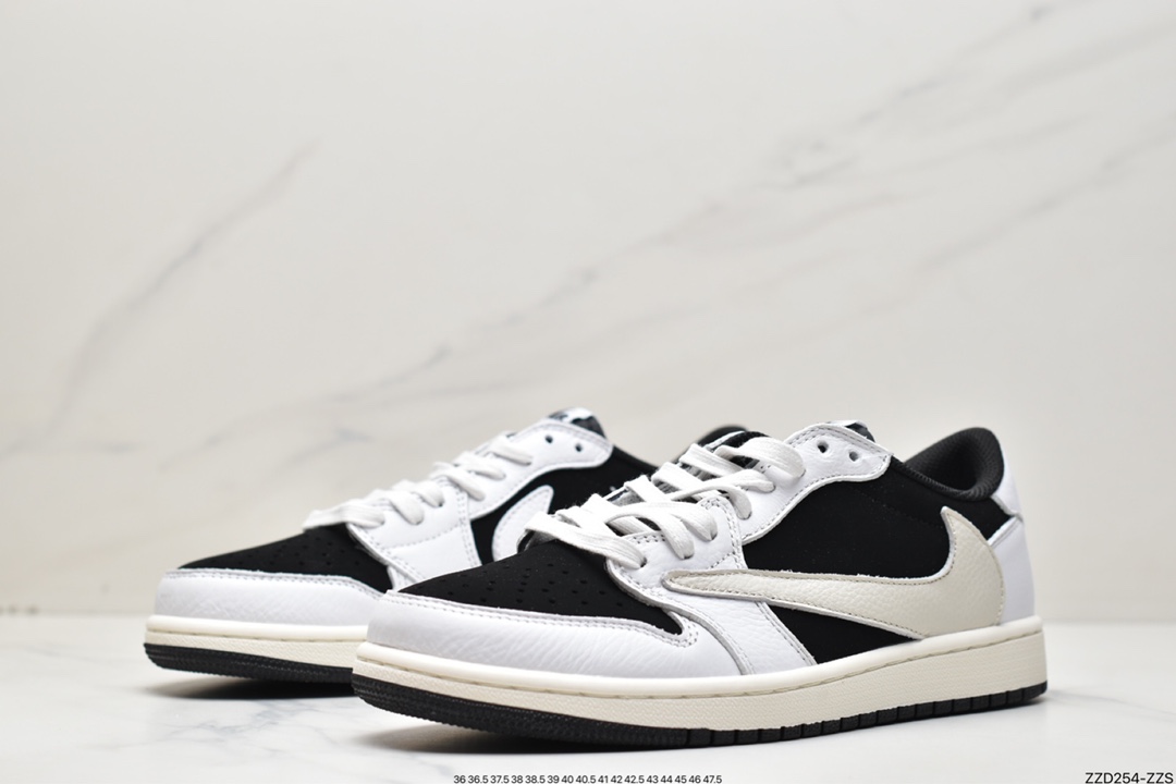 250 Air Jordan 1 Low OG 熊猫黑白倒勾 低帮 乔1 反向脚趾 DM7866-180