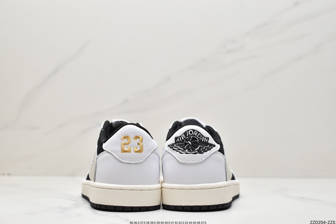 250 Air Jordan 1 Low OG 熊猫黑白倒勾 低帮 乔1 反向脚趾 DM7866-180